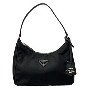 Prada Handbag Black Re Edition